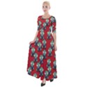 Zombie Virus Half Sleeves Maxi Dress View1