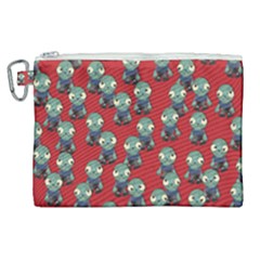 Zombie Virus Canvas Cosmetic Bag (xl) by helendesigns