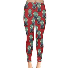 Zombie Virus Inside Out Leggings by helendesigns