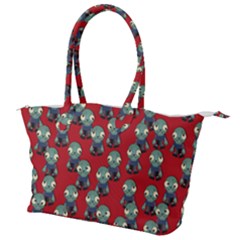 Zombie Virus Canvas Shoulder Bag by helendesigns