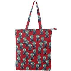 Zombie Virus Double Zip Up Tote Bag by helendesigns