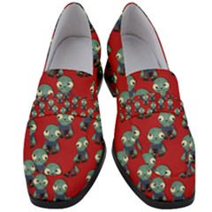 Zombie Virus Women s Chunky Heel Loafers by helendesigns