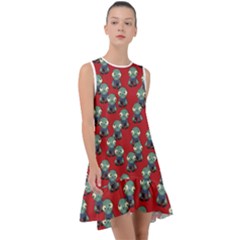 Zombie Virus Frill Swing Dress by helendesigns