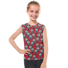 Zombie Virus Kids  Mesh Tank Top by helendesigns