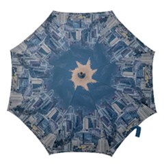 Aerial Cityscape Quito Ecuador Hook Handle Umbrellas (medium)