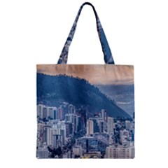 Aerial Cityscape Quito Ecuador Zipper Grocery Tote Bag