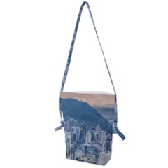 Aerial Cityscape Quito Ecuador Folding Shoulder Bag by dflcprintsclothing