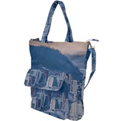 Aerial Cityscape Quito Ecuador Shoulder Tote Bag