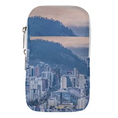 Aerial Cityscape Quito Ecuador Waist Pouch (small) by dflcprintsclothing