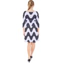 Copacabana  Quarter Sleeve Front Wrap Dress View2