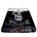 Monster Monkey from the woods Fitted Sheet (California King Size) View1