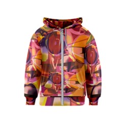 Fractured Colours Kids  Zipper Hoodie