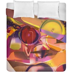 Fractured Colours Duvet Cover Double Side (california King Size) by helendesigns