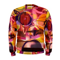 Fractured Colours Men s Sweatshirt by helendesigns