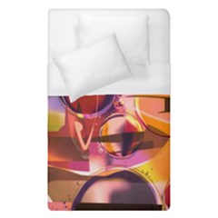 Fractured Colours Duvet Cover (single Size) by helendesigns