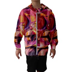 Fractured Colours Kids  Hooded Windbreaker