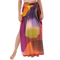 Fractured Colours Maxi Chiffon Tie-up Sarong by helendesigns