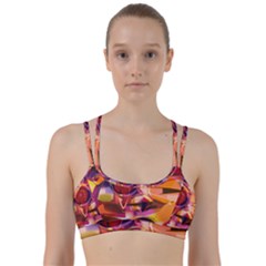 Fractured Colours Line Them Up Sports Bra by helendesigns