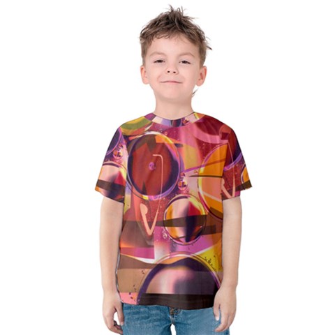 Fractured Colours Kids  Cotton Tee by helendesigns