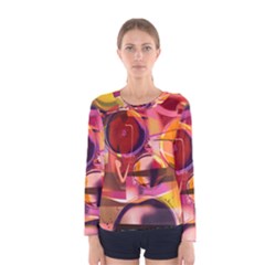 Fractured Colours Women s Long Sleeve Tee