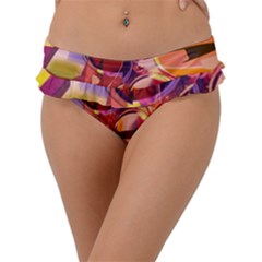 Fractured Colours Frill Bikini Bottom by helendesigns