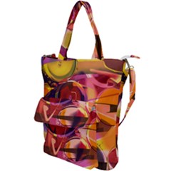 Fractured Colours Shoulder Tote Bag