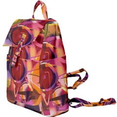 Fractured Colours Buckle Everyday Backpack by helendesigns