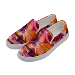 Fractured Colours Women s Canvas Slip Ons by helendesigns