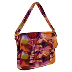 Fractured Colours Buckle Messenger Bag by helendesigns