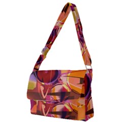 Fractured Colours Full Print Messenger Bag (s)