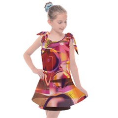 Fractured Colours Kids  Tie Up Tunic Dress by helendesigns