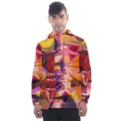 Fractured Colours Men s Front Pocket Pullover Windbreaker