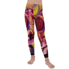 Fractured Colours Kids  Lightweight Velour Leggings by helendesigns