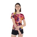 Fractured Colours Back Cut Out Sport Tee View2