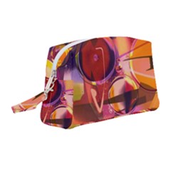 Fractured Colours Wristlet Pouch Bag (medium)