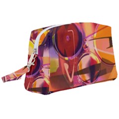 Fractured Colours Wristlet Pouch Bag (large)