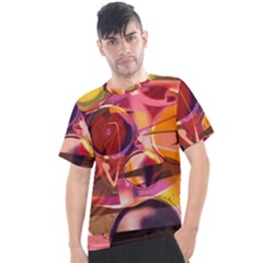 Fractured Colours Men s Sport Top