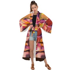 Fractured Colours Maxi Kimono by helendesigns