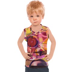 Fractured Colours Kids  Sport Tank Top