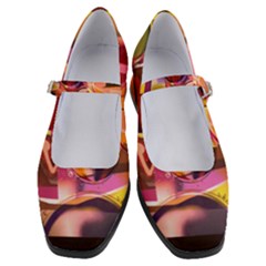 Fractured Colours Women s Mary Jane Shoes