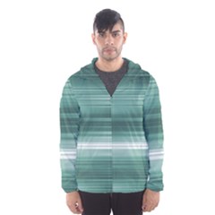 Tech Abstract Print Men s Hooded Windbreaker by dflcprintsclothing