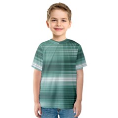 Tech Abstract Print Kids  Sport Mesh Tee