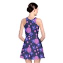 Pink and Blue Flowers Reversible Skater Dress View2