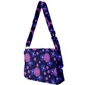 Pink and Blue Flowers Full Print Messenger Bag (S) View2