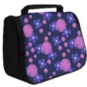 Pink and Blue Flowers Full Print Travel Pouch (Big) View2