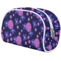 Pink and Blue Flowers Makeup Case (Medium) View2