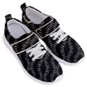 Black And White Geo Print Women s Velcro Strap Shoes View3