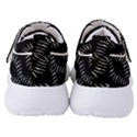 Black And White Geo Print Women s Velcro Strap Shoes View4