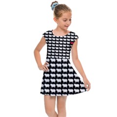 Herd Immunity Kids  Cap Sleeve Dress by helendesigns