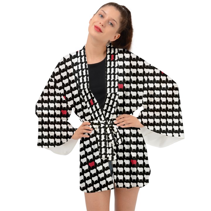 Herd Immunity Long Sleeve Kimono